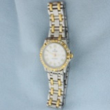 Ladies Concord Saratoga Diamond Watch In 18k Yellow Gold And Stainless Steel