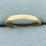 Vintage Wedding Band Ring In 14k Yellow Gold