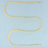 19 Inch Round C Link Chain In 14k Yellow Gold