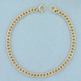 Curb Link Bracelet In 14k Yellow Gold
