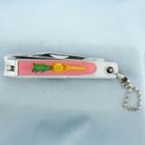 Vintage Enameled Twin Bladed Nail Clipper #6246