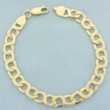 Figure Eight Anchor Link Bracelet In 14k Yellow Gold