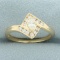 Marquise Diamond Bypass Ring In 14k Yellow Gold