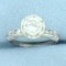 Vintage 1ct Tw Diamond Engagement Ring In Platinum
