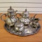 Vintage German .835 Silver Coffee And Tea Service Set