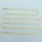 25 Inch Figaro Link Chain Necklace In 14k Yellow Gold