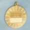 Deborah Life Member Medal Pendant In 10k Yellow Gold