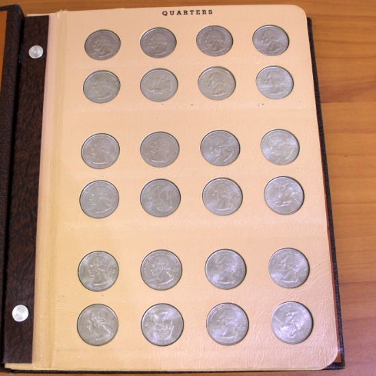 Washington Silver Quarter Coin Album 1941-2002