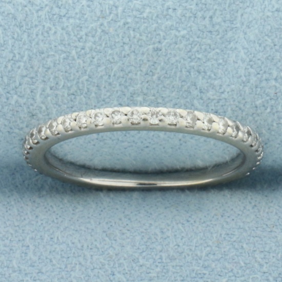 Gabriel And Co. Diamond Wedding Band Ring In 14k White Gold
