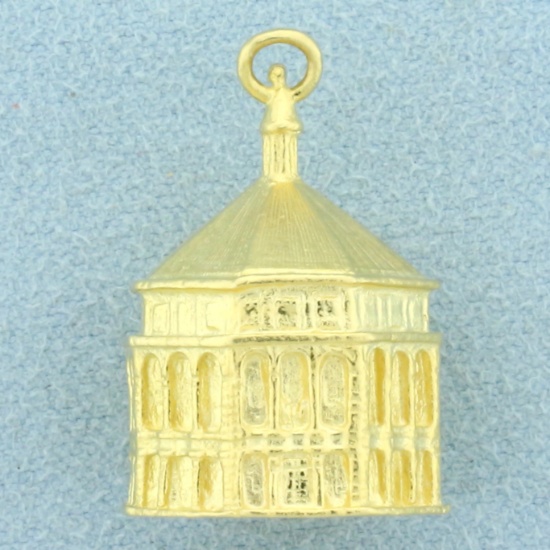 Florence Baptistery Pendant In 18k Yellow Gold