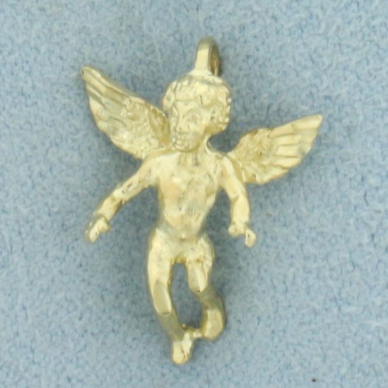 Angel Pendant In 14k Yellow Gold