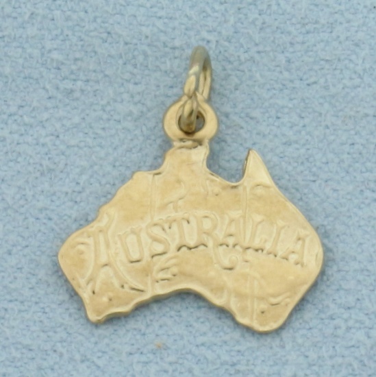 Australia Charm In 10k Yellow Gold