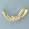 Designer Diamond Slide Or Pendant In 14k Yellow Gold