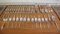 Lunt Lace Point 48 Piece Sterling Silver Flatware Set