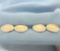 Vintage Engravable Signet Cufflinks Set In 18k Yellow And White Gold