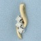 Past Present Future 3 Diamond Pendant In 14k Yellow Gold
