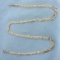 Tri-color Braided S-link Choker Necklace In 14k Yellow, White, And Rose Gold