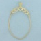 Heart Charm Holder Pendant In 14k Yellow Gold
