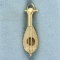 Mandolin Charm In 14k Yellow Gold