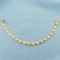 Criss Cross Link Bracelet In 14k Yellow Gold