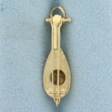 Mandolin Charm In 14k Yellow Gold