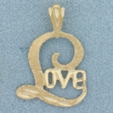 Michael Anthony Love Pendant In 14k Yellow Gold