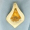 Citrine Statement Pendant In 14k Yellow Gold
