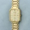 Geneve Quartz Watch In Solid 14k Yellow Gold Case And Bracelet
