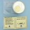 American Mint State Quarter Inlay Minting New York Proof Coin With Coa