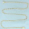22 Inch Fancy Paperclip Link Chain Necklace In 14k Yellow Gold
