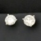 Over 2ct Diamond Stud Earrings In Platinum