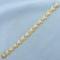 Vintage Puffy Link Bracelet In 14k Yellow Gold