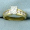 Egl Certified Radiant Diamond Engagement Ring In 18k Yellow Gold