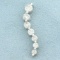 Diamond Journey Pendant In 14k White Gold