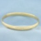Star Design Bangle Bracelet In 14k Yellow Gold