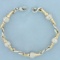 Golf Ball Link Bracelet In 14k Yellow Gold And Sterling Silver