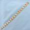 Tri Color Designer Link Bracelet In 10k White, Yellow And Rose Gold