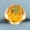 8ct Yellow Sapphire Solitaire Ring In 18k Yellow Gold