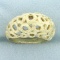 Art Deco Bombe Ring In 14k Yellow Gold