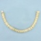 Designer Cutout Nugget Link Bracelet In 14k Yellow Gold