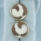 Vintage Rooster Cufflinks In 14k Yellow Gold