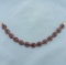 Purple Tourmaline Bracelet In 10k Yellow Gold