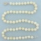 Vintage Pearl Strand Necklace In 14k White Gold