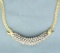Italian 2.5ct Diamond Necklace In 14k Yellow Gold
