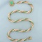 Jade, Pink Skin Coral, And Pearl Necklace In 14k Yellow Gold