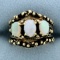 Vintage Opal Ring In 14k Yellow Gold