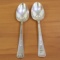 Whiting Oriana Solid Sterling Silver Serving Spoons