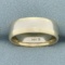 Two Tone High Polish Wedding Band Ring In 14k Yellow And White Gold
