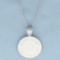 Do What You Love, Love What You Do Necklace In 14k White Gold