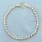 6ct Cz S Link Tennis Bracelet In 14k Yellow Gold